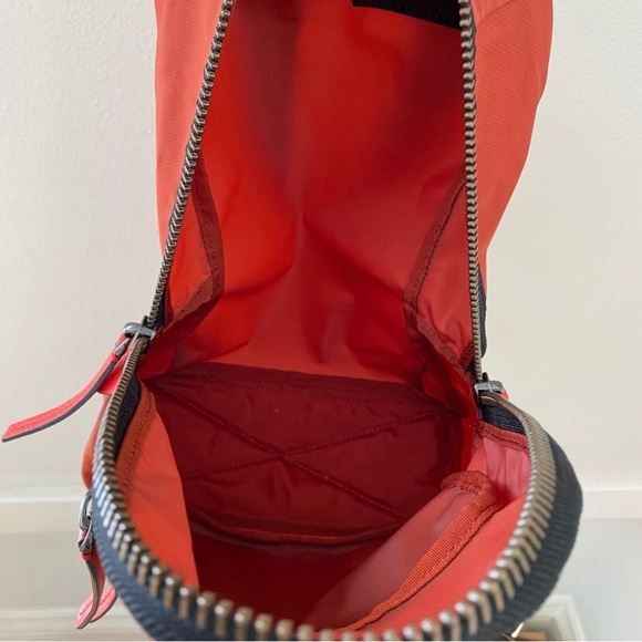 $198 Marc By Marc Jacobs Domo Arigato Packrat Orange Nylon Backpack - Picture 8 of 10